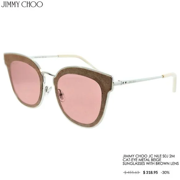 Jimmy Choo - Nile S0J 2M 63mm Sunglasses Jimmy Choo Women main image 4